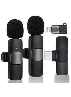 Buy K9 Professional Wireless Dual Microphone for iPhone and Android  Professional Plug & Play Lavalier Mic with Auto Sync and Noise Reduction in UAE