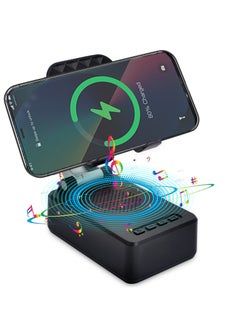 اشتري SYOSI, Bluetooth Speaker Cell Phone Stand 2-in-1, HD Surround Sound, Adjustable Phone Holder, Compatible with Phones and Tablets, Gifts for Women Men في الامارات