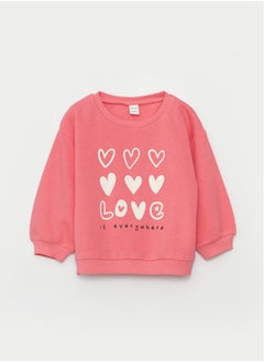 اشتري Crew Neck Printed Baby Girl Sweatshirt في مصر