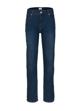 Buy Men Regular Fit Stretchable Denim Jeans, Blue in UAE