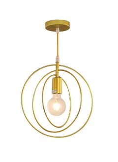 اشتري Industrial Vintage Design E27 Pendant Light Fixture/120cm Length/Golden في السعودية