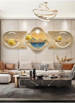 Buy Large Aesthetic Background Wall Art for Wall Decor Dining Room Home Decor Ready to Hang 3 Pieces, in Saudi Arabia