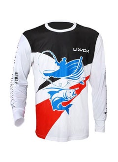 اشتري Long Sleeve Printed Fishing T-Shirt 3XL في الامارات