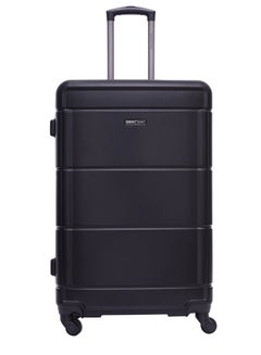 Buy Hardside ABS Luggage Trolley Set 28 Inch Black in UAE