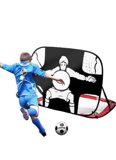 Buy Portable Soccer Goal, 4'x3' Pop Up Kid Soccer Target Net for Backyard with Accessories Outdoor Toys Training Equipment for Kids in UAE