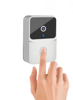 اشتري Smart Visual Doorbell Guards the Door with HD Video Communication Voice-Changing Intercom Record Visitor Photos في السعودية