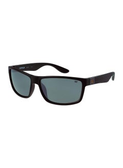 Buy Men CTS-8018 Polarized Wrap Sunglasses Black 61mm in UAE