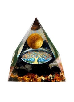 Buy Moonstone Crystal Orgone Pyramid Crystal Energy Tower Nature Reiki Chakra Crushed Stone Jewelry Flower of Life Crystal Pyramid Healing Chakra Pyramid in Saudi Arabia