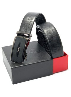 Buy Classic Milano Genuine Leather Belt Autolock ALTHQ-3705-4 (Black) by Milano Leather in UAE
