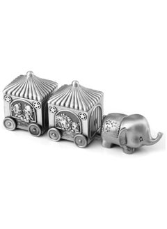 Buy Silver Tooth Holder, My First Tooth and Curl Keepsake Box Set, Baby Teeth Fairy Containter Gift Boxes for Child Kids in UAE