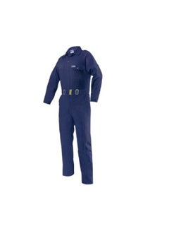Buy Uniform Long Sleeve Work Ware Coverall Dark Blue in UAE
