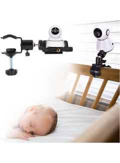 Buy Baby Monitor Mount, SYOSI 360 Degrees Rotatable Adjustable Holder Flexible Camera Stand for Crib Nursery, Baby Camera Monitor Mount Bracket in UAE