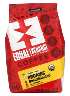 Buy Organic Coffee Ground Full City Roast Decaffeinated 12 oz (340 g) in UAE