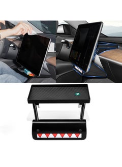 Buy Console Organizer for Tesla Model 3/Y Center, Tray Magnetic Under Screen Storage Box Behind Screen Tray Dashboard Organizer Tissue Holder Compatible with Tesla Model 3 Model Y Accessories in UAE