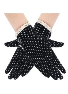 Buy Pair Women Sun Protective Gloves UV Protection Summer Sunblock Gloves Touchscreen Gloves For Driving Riding in Saudi Arabia