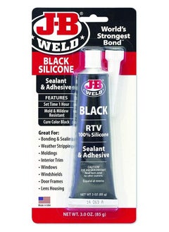 اشتري J-B Weld 31319 Black RTV Silicone Sealant and Adhesive - 3 oz في الامارات