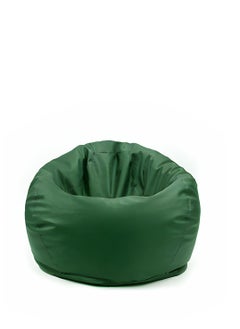 اشتري Faux Leather Bean Bag With Polystyrene Beads Filling (XL, Forest Green) في الامارات