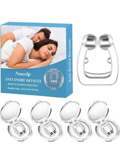 Buy Anti Snoring Devices - Silicone Magnetic Anti Snore Stopper Nose Clip Help Breathe Right and Stop Snoring Devices That Work for Men & Women Snoring Solution-Comfortable Nasal to Relieve Snore (4 PCS) in UAE