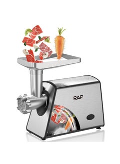 Buy Electric Meat Grinder Stainless Steel Food Processor Slicers Two Gear Design Food Grinder in UAE