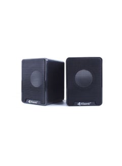 Buy KISONLI K100 Multimedia USB 2.0 Speaker, Simple and Stylish Appearance, High Quality Powerful Sound for PC, Laptop - Black in Egypt