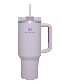 اشتري Stanley cup H2.0 Stainless Steel with Lid and Straw for Water Iced Tea,Coffee and Smoothie,Orchid,40 oz في السعودية