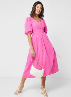 Buy Midi Wrap Dress in UAE