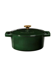 Buy Emerald Cast Iron Casserole 24 cm, Green, Hungary in UAE