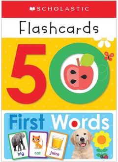 اشتري 50 First Words Flashcards: Scholastic Early Learners (Flashcards) في الامارات