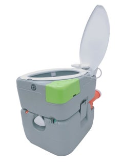 Buy Portable Camping Toilet With Shattaf Pumps Level Indicators For Outdoor Easy Moving in UAE