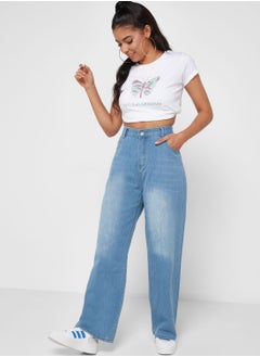 Buy Wide Leg Jeans in UAE