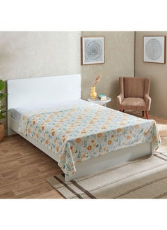 Buy Matrix Erica Flannel Queen Blanket 220x200 cm in UAE