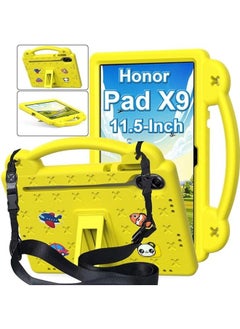 Buy Case Compatible with Honor Pad X9 11.5 Inch 2023, DIY Accessories for Kids, Shockproof Case with [Pencil Holder] [Shoulder Strap] [Handle Stand] in UAE