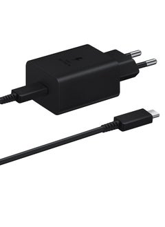 اشتري compatible Samsung 45W USB-C Super Fast Charging Wall Charger  45W - Black (US Version with Cable, Black في الامارات