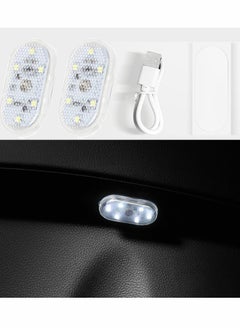 اشتري Car LED Lights Interior Portable Small Incar LED Touch Lights with 6 Bright LED Lamp Beads في السعودية