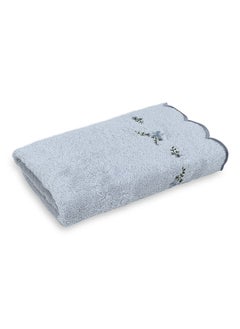 Buy Clarina Hand Towel, Blue - 500 GSM, 80x50 cm in UAE