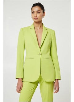 Buy Tailored blazer with bejeweled button in Egypt