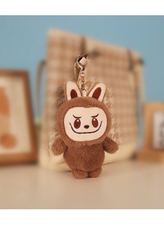 Buy Labubu Plush Toy Keychain Charm Gift Frown Labubu Keychain in UAE