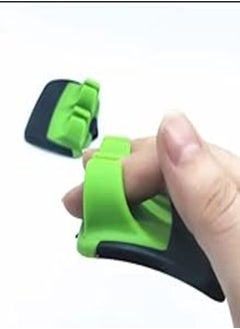 Buy 2 Stainless peeler silicone finger protectors vegetables, potatoes, Stainless steel blade Assorted Colors in Egypt