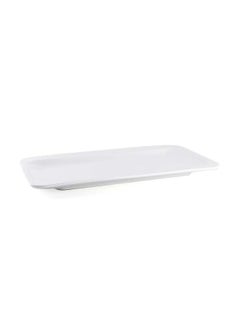 اشتري Ivory Porcelain Rectangular Two Edge Rim Plate 32.5 cm في الامارات