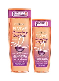 اشتري شامبو Elvive Dream Long Straight 600ml + شامبو 400ml للشعر الطويل المجعد في الامارات