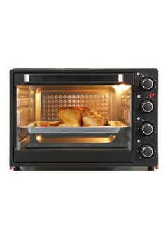 Buy Electric Toaster Oven Counter Top Oven With Rotisserie & Convection Function Grill And Cooking Tray Adjustable Temperature For Toasting Baking Roasting & Grill 40 Litre in UAE