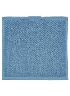 Buy Washcloth Dark Grey Blue 30X30 Cm in Saudi Arabia