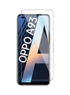 Buy Tempered Glass Screen Protector for Oppo A93 Clear in UAE