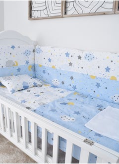 اشتري Pack Of 4 Pieces Crib Bedspread With Partitions في السعودية