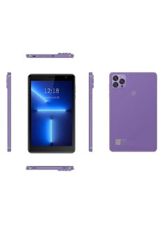 Buy P11 5G IPS Android Smart Tablet With 8inch 6GB Ram 256GB Purple in Saudi Arabia
