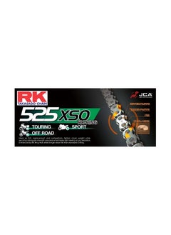 Buy RK Chain 525 XSO Z1 Steel 116 Link XRing Heavy Duty Motorcycle Chain in Saudi Arabia