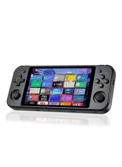 Buy RG552 Handheld Android/Linux Dual System Game Console, High-Speed EMMC 5.1, Built-in 6400 mAh Battery, 5.36-inch Touch Screen (16+128GB, 21000+ Games, Black) in UAE