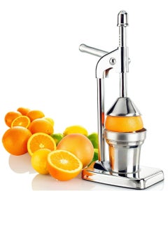 Buy Professional Heavy Duty Hand Press Manual Fruit Juice Squeezer For Extracting Lemon Orange Grape Juice And More Without Seeds Juicing Machine For Commercial And Household Square Shape in UAE