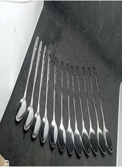 اشتري Fruit Cocktail Spoon Set (Small with Long Hand) - 12 Pieces في مصر