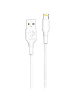 Buy Green Lion PVC Lightning Cable 3m 2A - White in UAE